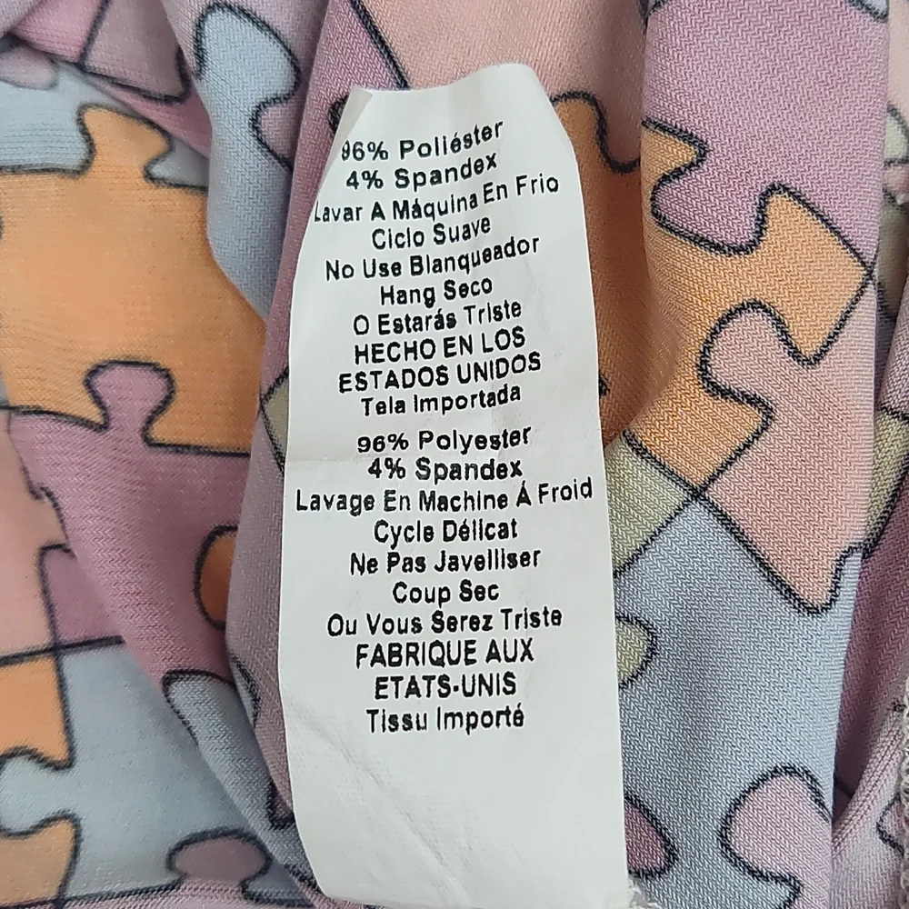 LuLaRoe Azure Puzzle Skirt